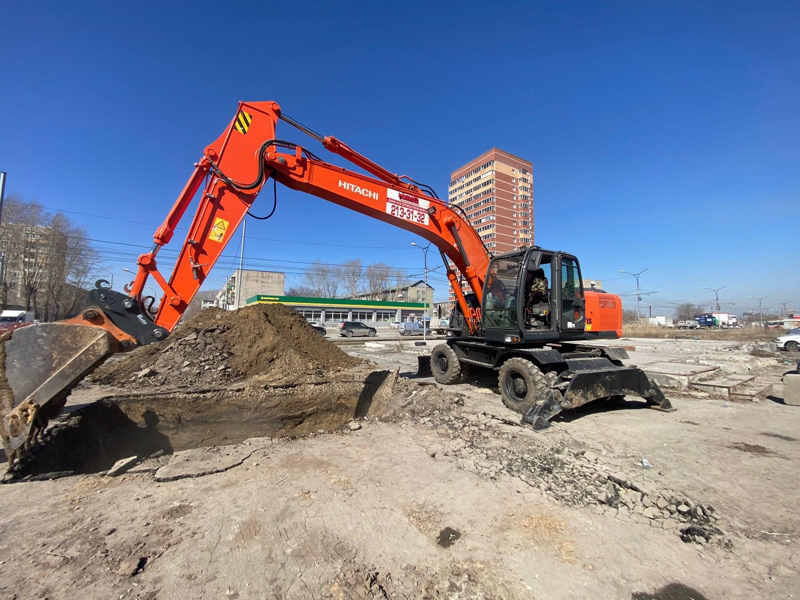 Колесный экскаватор Hitachi ZX210W-3 - фото 1