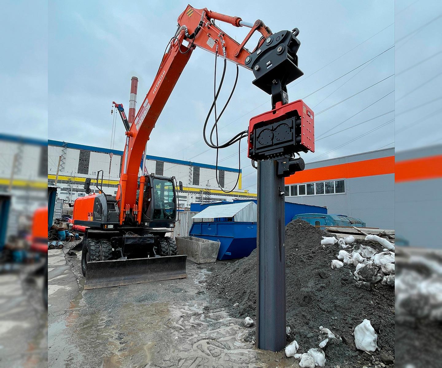 Вибропогружатель на колесном экскаваторе Impulse VP310 - фото 1